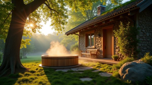 Séjourner dans un gîte avec bain nordique privatif